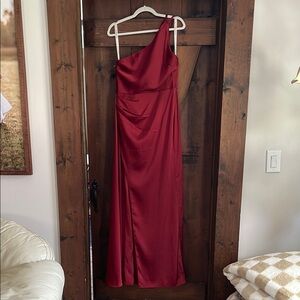 Azazie Pomegranate Maron Dress